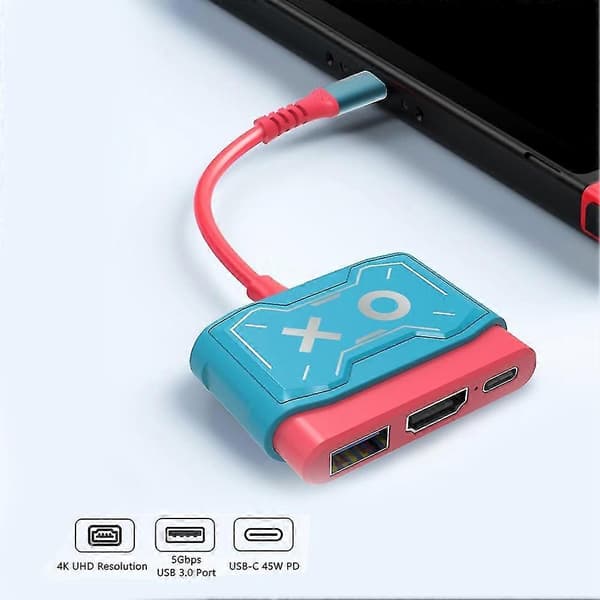 Usb C - -yhteensopiva adapteri ///laptop/ Pro/Android-puhelimelle, Type C -