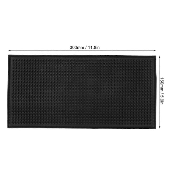 2 ST Placemats Rektangel Diskmatta PVC Mjuk Tjock Värmeisolering Halkfri Tvättbar Modern Multifunktion för Matplats Bar