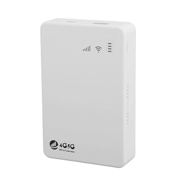4G LTE Mobilt WiFi Hotspot 5G Olåst 300Mbps 4G LTE Router med SIM-kortplats Stöd för 10 Enheter 10000MAh WiFi Modem Router