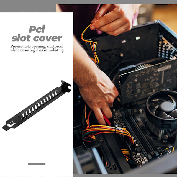 20 STK Computer Bagside Slot Dæk Metal Computer Kabinet Ventilation Deflektor