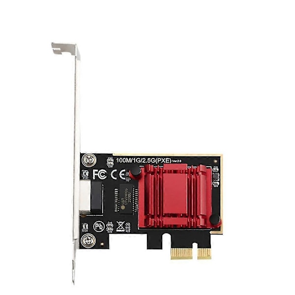 Game Pcie Kort 2500mbps Gigabit Netværkskort 10/100/1000mbps Rtl8125 Rj45 Kablet Netværkskort Pci-e 2