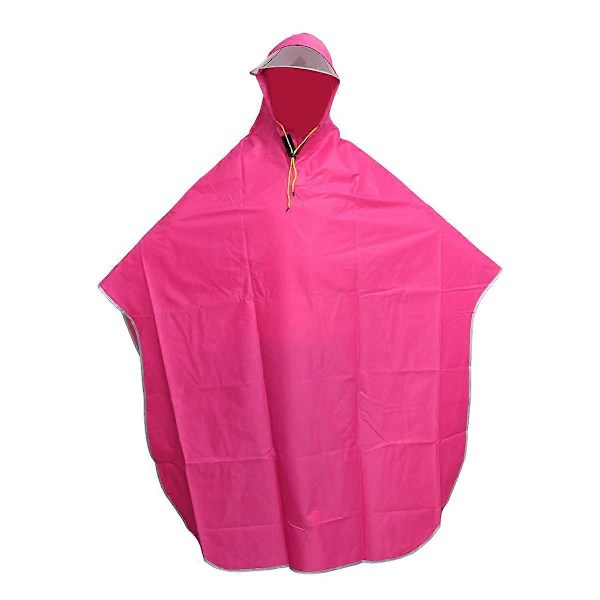 Herre Dame Cykel Regnfrakke Regnkappe Poncho Hætteklædt Vindtæt Regnfrakke El-scooter Cover (Tilfældig farve)