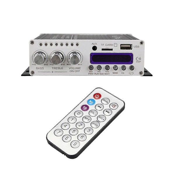 Kentiger V10 Forstærker Bluetooth Hi-fi Klasse- Stereo Super Bass Audio Power Forstærkere Bil Senior S
