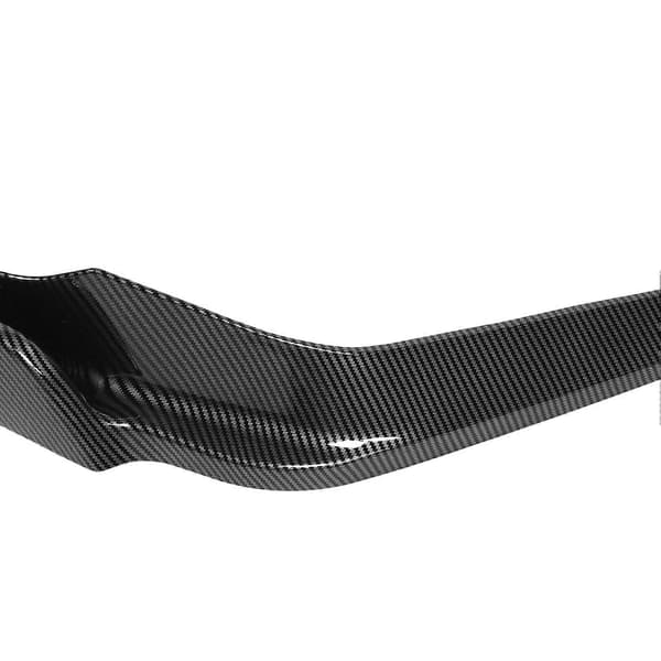 2 stk. Frontfangerleppe Spoiler Karbonmønster Frontfanger Splitter Kit for Civic 2021 til 2023