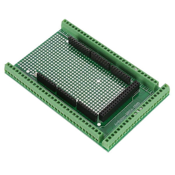 For 2560 R3 Dobbeltsidig Pcb Prototype Skruekoblingsblokk Skjoldkort Utvidelseskort