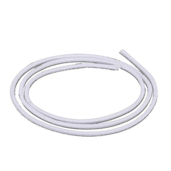 4mm Bredt Elastisk Bånd, Rund Elastisk Snor Høy Kvalitet White 1m
