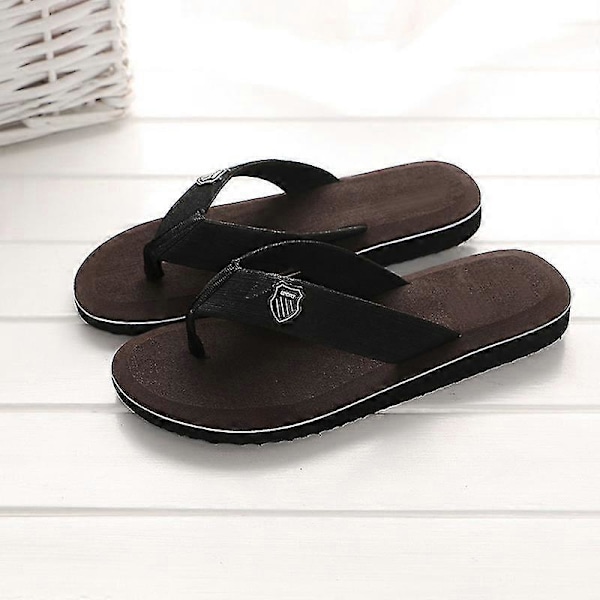 Sommersandaler Herre Flip Flops Strand Sandaler Sklisikre Casual Flate Sko 2022 Sandaler Innendørs Hussko For Menn Utendørs Slides A-5 45