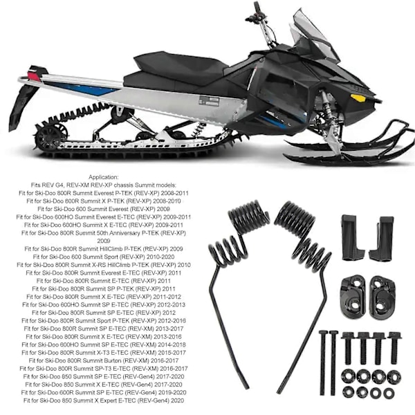 20 STK Fjederstil Skinne Montering Is-skrabere 860201140 Passer Til REV G4 REVXM REVXP Chassis Summit Modeller