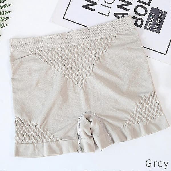 Damer Butt Lift Under Shorts Underkläder Säkerhetsshorts Gray M
