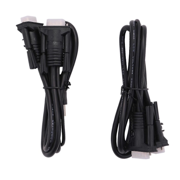 Usb Vga Kvm Switch För 4 Datorer Dela Hd Skärm Och 3 Usb Enheter Tangentbord Mus Scanner Skrivare