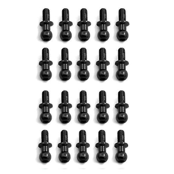 20 stk. Metall M3 Sekskant Kulehode Skruer For -01 -02 Sakura D4 D5 1/10 Rc Drift Bil Reservedeler Universa