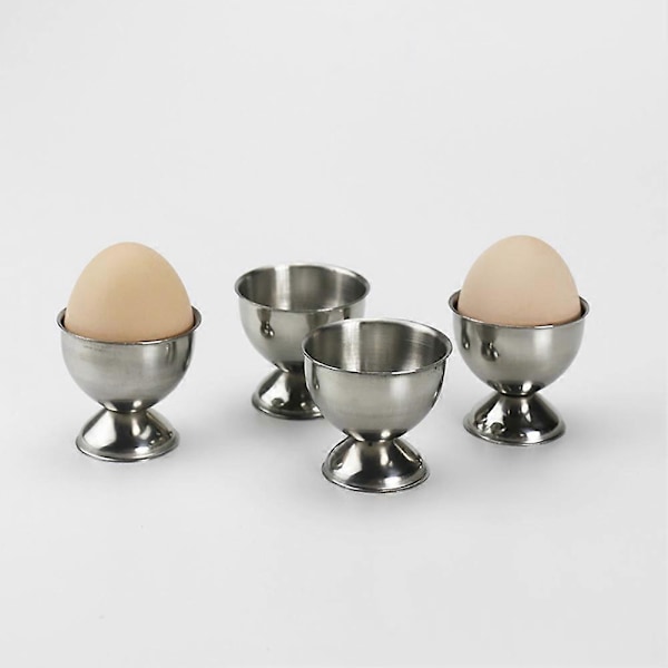Bærbar Kjøkken Rustfritt Stål Frokost Kokte Egg Brett Kopp Oppbevaringsholder