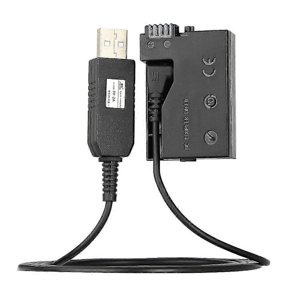 USB-kabel Ack-e8 -e8 (lp-e8 Lp E8 Dummy Batteri Dc Grip) For 550d 600d 650d 700d T2i T3i T4i X