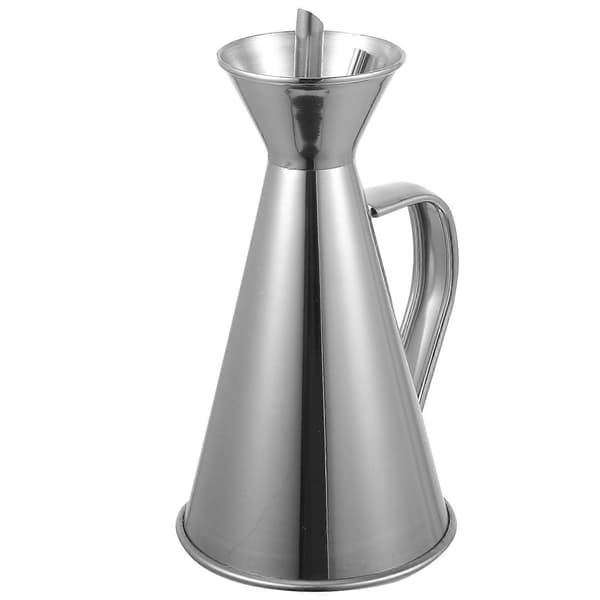 Oljeflaska Läcksäker Rostfri Vinägerflaska Hällpip (250ml)
