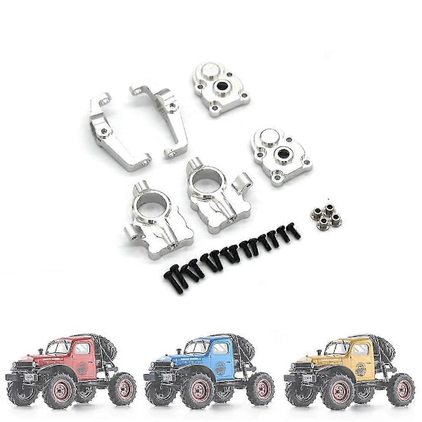 För Fcx24 Metall Främre Portalhus C-hub 1/24 Rc Crawler Bil Uppgraderingsdelar Tillbehör,4