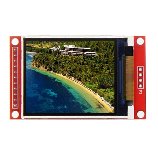 2.0 Tommers TFT LCD Skjermmodul 176x220 Fargeskjerm Display SPI Seriell Port Skjermstøtte