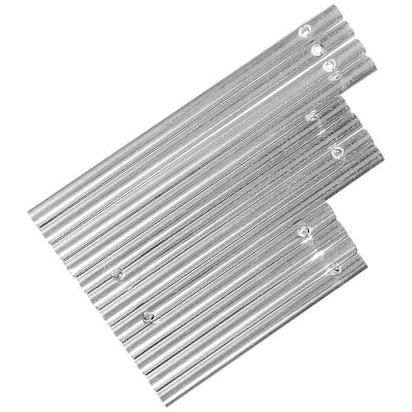 12 st Metalliska Vindspelsrör DIY Vindspel Rör Aluminium Vindspelsrör