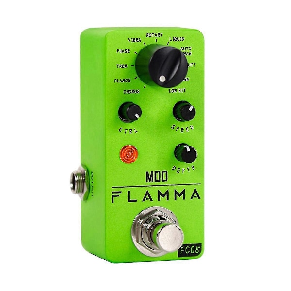 Fc05 Modulasjon Multi Effekt Pedal Mod Gitar Pedal 11 Moduser Phaser Tremolo Auto
