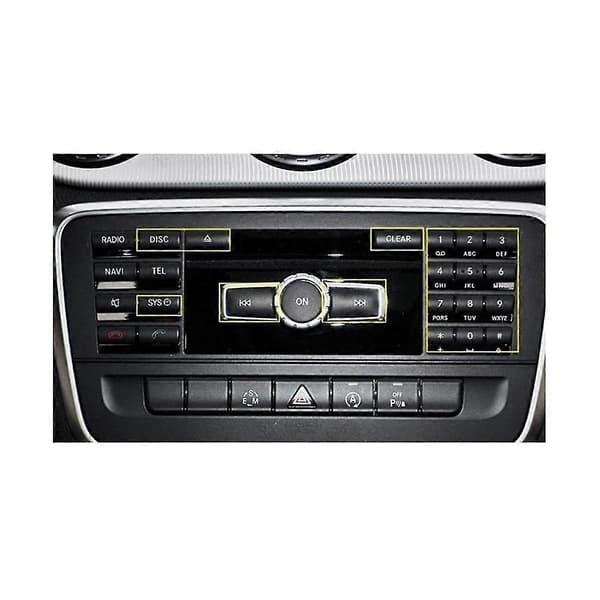 Bil Konsol CD Panel Knap Mærkat Til W176 W246 Cla C117 Gla X156