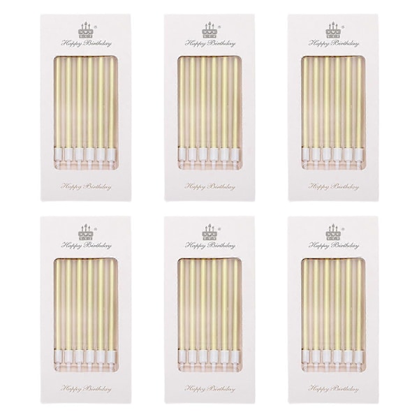 36 stk. Premium Festlys Praktiske Dessertlys Bagekage Lys
