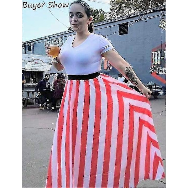 Kvinner Silky Glans Elastisk Midje Pliseert Akkordeon Midi Lange Skjørt S-2xl Style2 XL