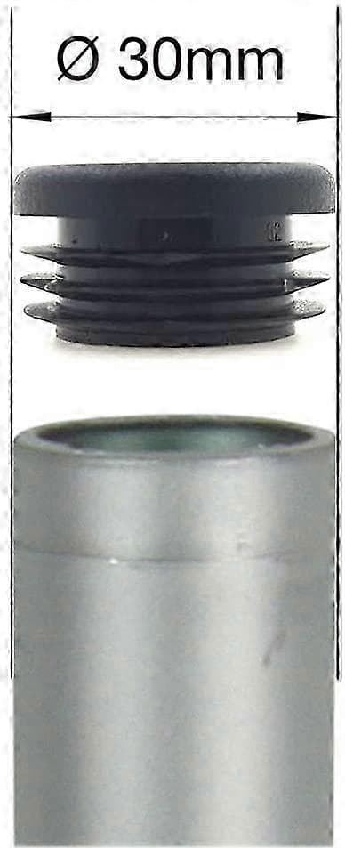 16 stk. - Runde ribbekapper for rørformede ben til møbler, bord og stoler (30 mm) av [Energy Class A]