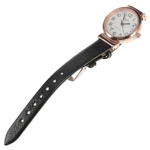 Dame Armbåndsur Minimalistisk Quartz Ur Modeur til Damer Piger Sort