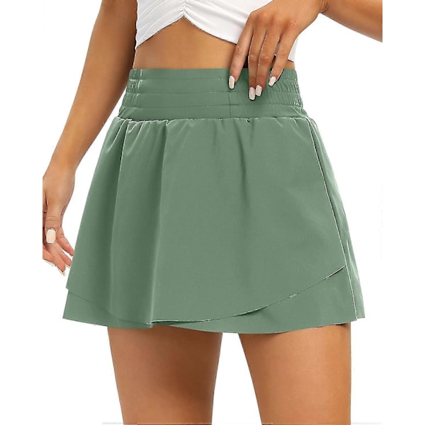 Tennisnederdele til kvinder. Svømme-tennisnederdele med indbyggede indershorts Bikini High Waisted S-2xl Style3 L