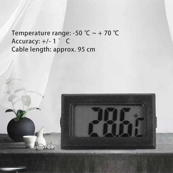 Digital Termometer med LCD för Kylskåp Frysar