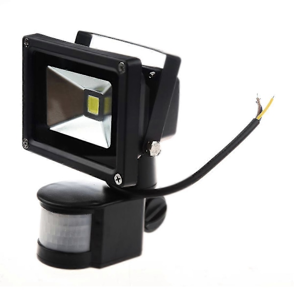 PIR Rörelsesensor Säkerhetsvägg Ren Vit LED Vattentät Strålkastare Lampa 10w