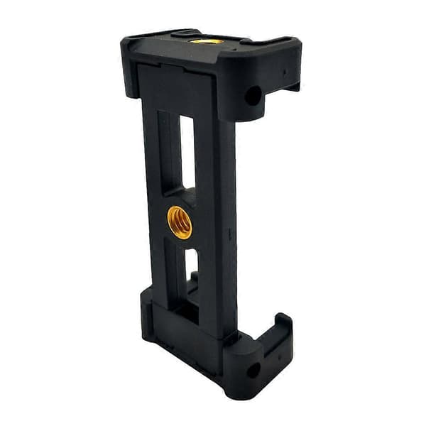 Foldbar Selfie E Form Telefonholder Universal Mobiltelefon Tripod (Sort)