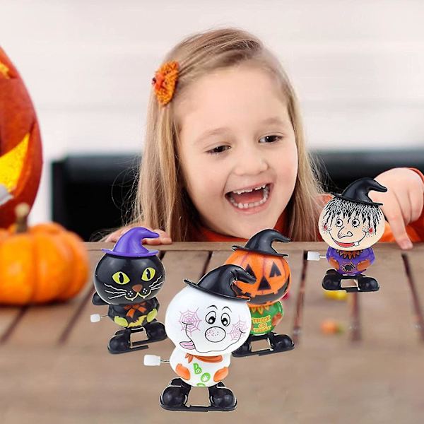 Halloween Uppdragbara Leksaker - Små Halloweenleksaker, Halloweenleksaker för barn, Sortiment av Uppdragbara Leksaker, Partygåva