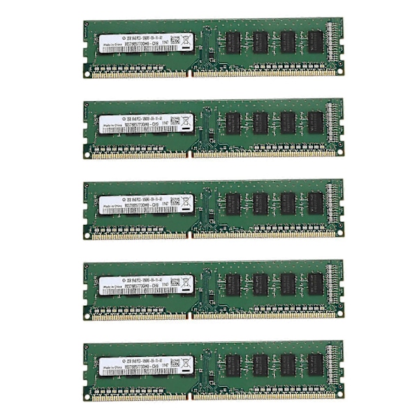 5x DDR3 2GB RAM 1333 MHz för Intel Desktop PC-minne 240-pin 1.5V Ny DIMM