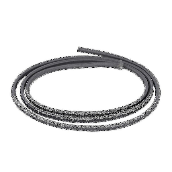 4mm Brett Elastiskt Band, Rund Elastisk Snöre Hög kvalitet Dark Grey 1m