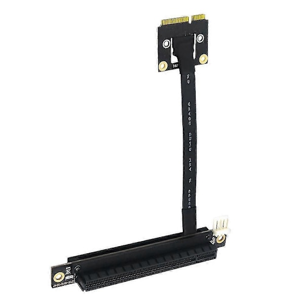 270 Graders Mini Pcie Til Pci-e 16x Forlængerkabel 20cm Pcie3.0 Forlængerport Adapter Til Gpu Pcie