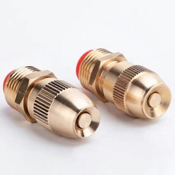 10 stk. 1/2 tommer Justerbare Sprinkler Midtdistance Sprinkler Messing Dyser Have Græs Vandingsanlæg W