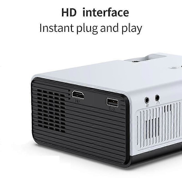 T01-a Smart Projektor Mini Profesjonell Android Wifi 1080p Led Projektor 4k Bærbar Hjemmekino Tv
