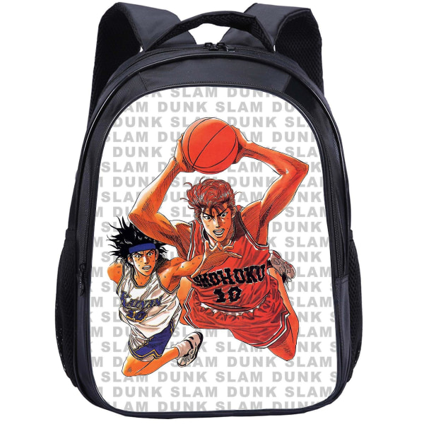 Slam Dunk Ryggsäck med Tryck för Tonårspojkar Flickor Väskor Canvas Student Skolväskor style 13