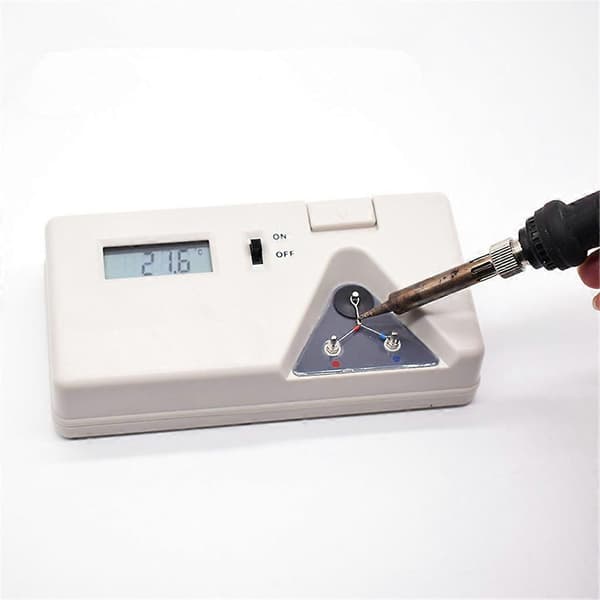Lödtemperaturtestare Spetstermometer Sensorlinje Digital Display Verktyg