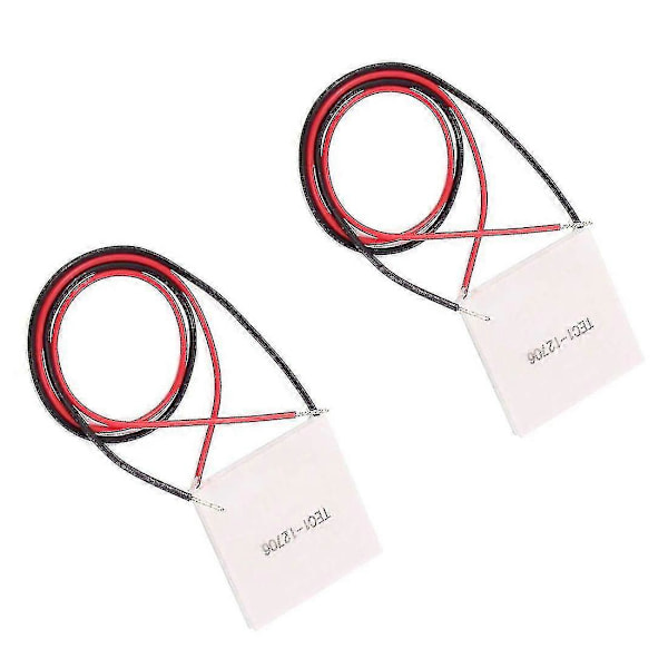 2 stk. Tec1-12706 Køleelementer Tec1-12706 12v 6a Køleplade