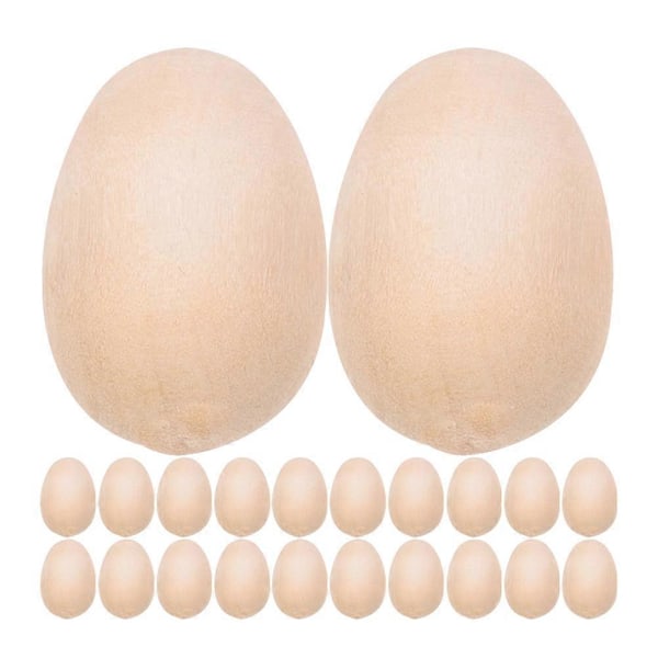 200 stk. Simulerte Treegg DIY Treegg Påske Treegg Festival Dekor Falske Egg Dekorasjoner