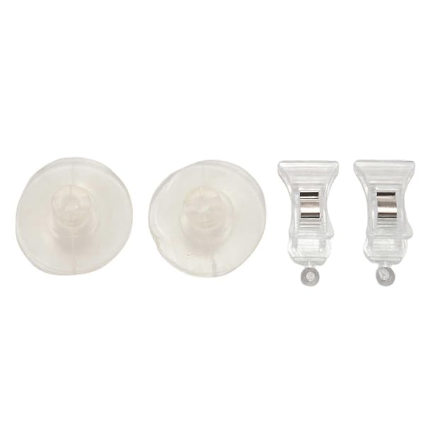 2 st 47mm Klar Plast Vägg Sugkopp Klammer