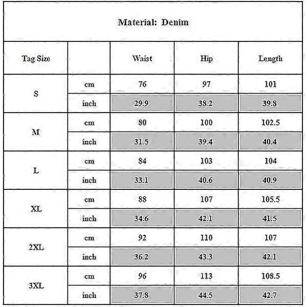 Miesten Skinny Cargo Combat Denim Farkut Rento Slim Fit Housut Blue XL