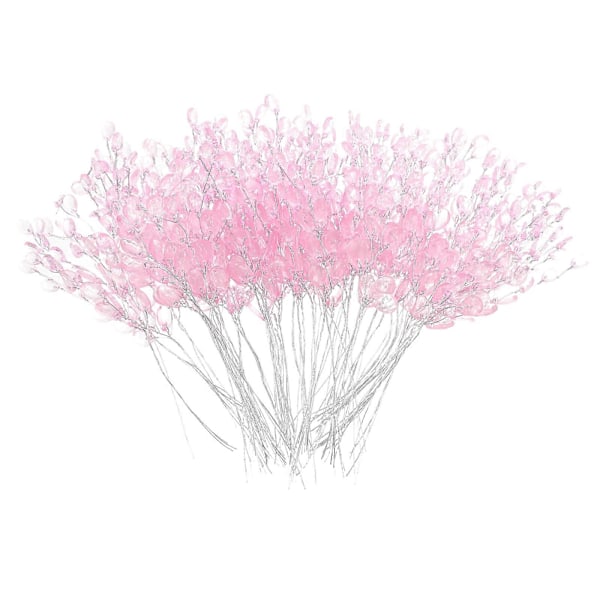 50 st Akryl Blomsterpärlor Bukettdekorationer Pärlblommor Bröllopsfest Huvudbonad