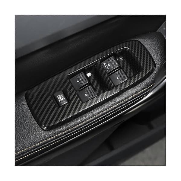 För Road Shaker Dörrfönsterhiss Panel Kolfiber Dörrfönster Strömbrytare Skydd Trim