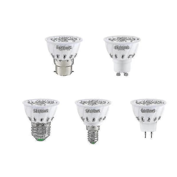 LED Vækst Pære Til Indendørs Planter Varm Hvid 80 LED E14