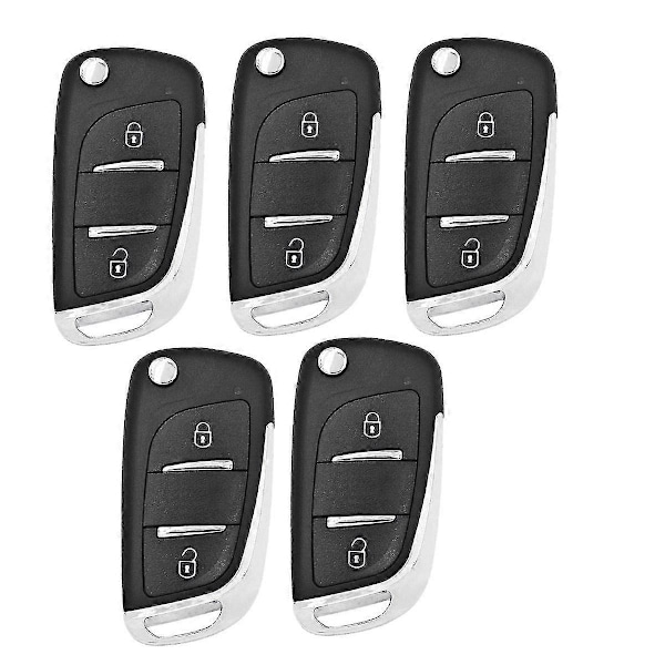 5 st Keydiy Nb11-2 - 2-knapps fjärrkontroll bilnyckel för Kd900 Kd900+ Urg200 -x2 Progra