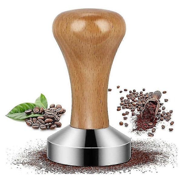 Kaffepress Kaffepulverpress Espresso Tamper Set För Perfekt Espresso Barista Verktyg (58 Mm)