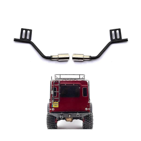 Metall Eksosrør For 4 Scx10 Rc Crawler Bil S