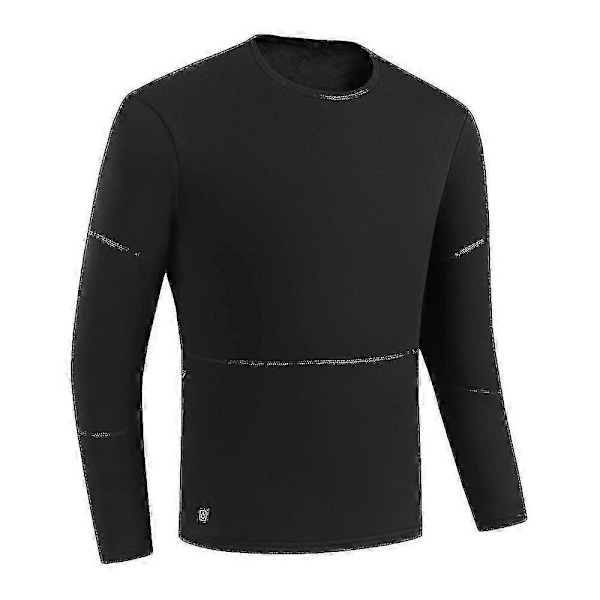 Vinter Termisk Uppvärmd Jacka 28 Områden Vandringströjor Skidset Uppvärmda Kläder Uppvärmt Underställ Men black top M